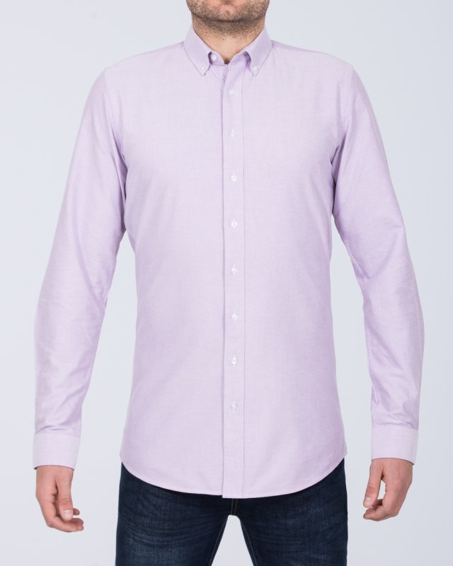 2t Slim Fit Long Sleeve Tall Shirt (lilac)