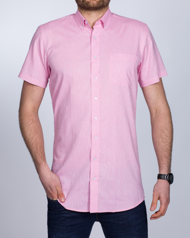 2t Slim Fit Short Sleeve Tall Shirt (pink)