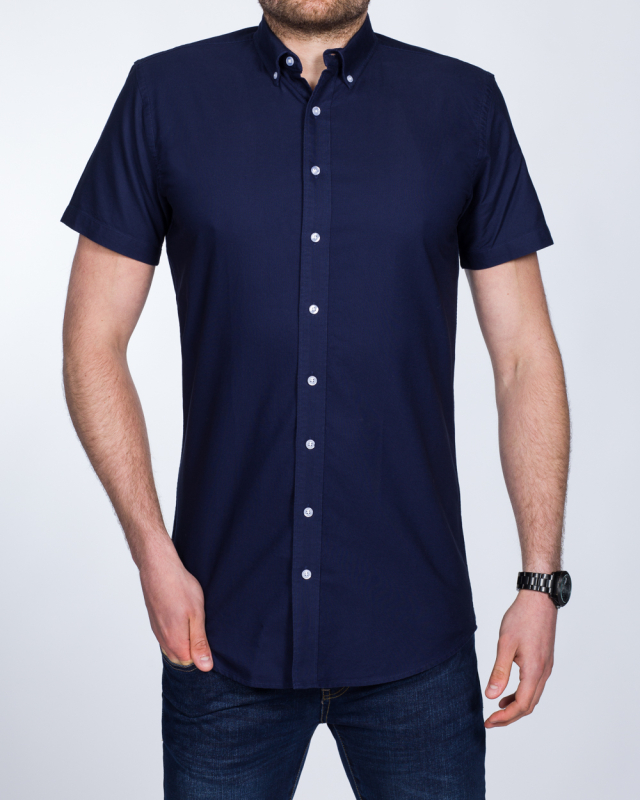 2t Slim Fit Short Sleeve Tall Shirt (dark blue)