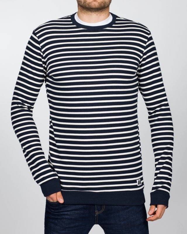 2t Tall Slim Fit Striped Sweatshirt (navy)