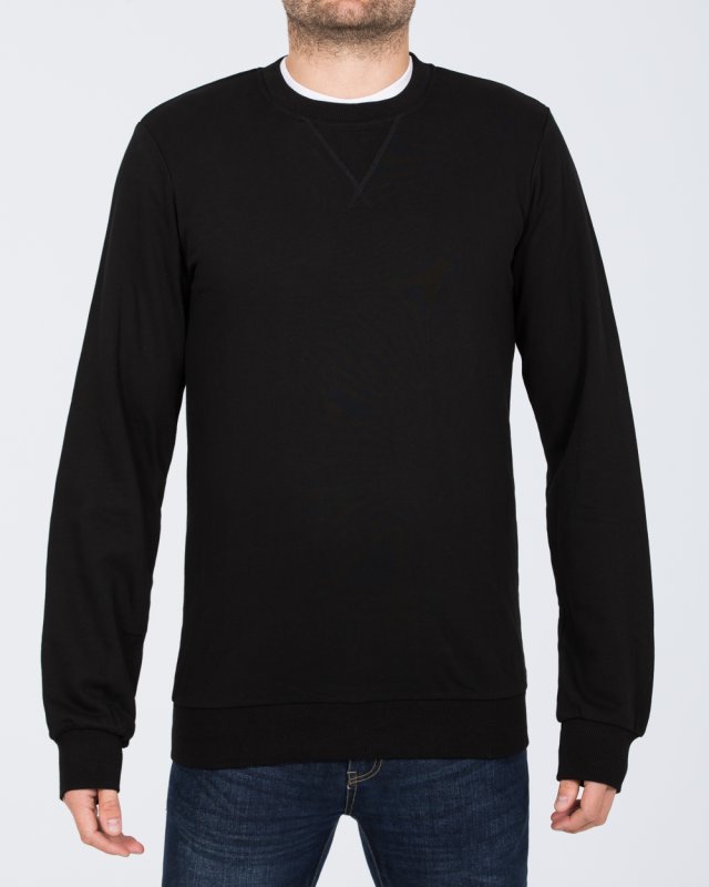 2t Alvin Slim Fit Tall Sweatshirt (black)