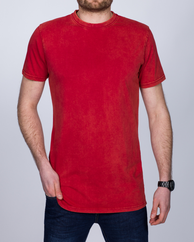 2t Tall Acid Wash T-Shirt (red)