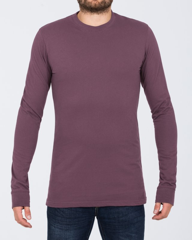 2t Tall Long Sleeve T-Shirt (dusty purple)