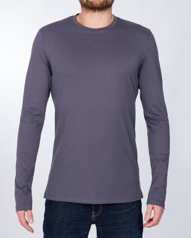 2t Tall Long Sleeve T-Shirt (graphite blue)