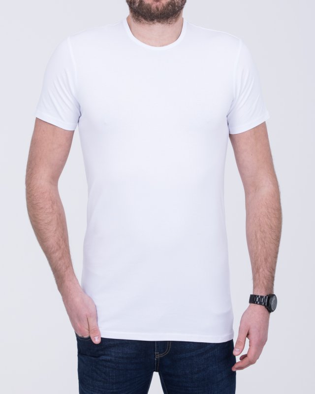Girav Fitted Tall T-Shirt (white) Twin Pack