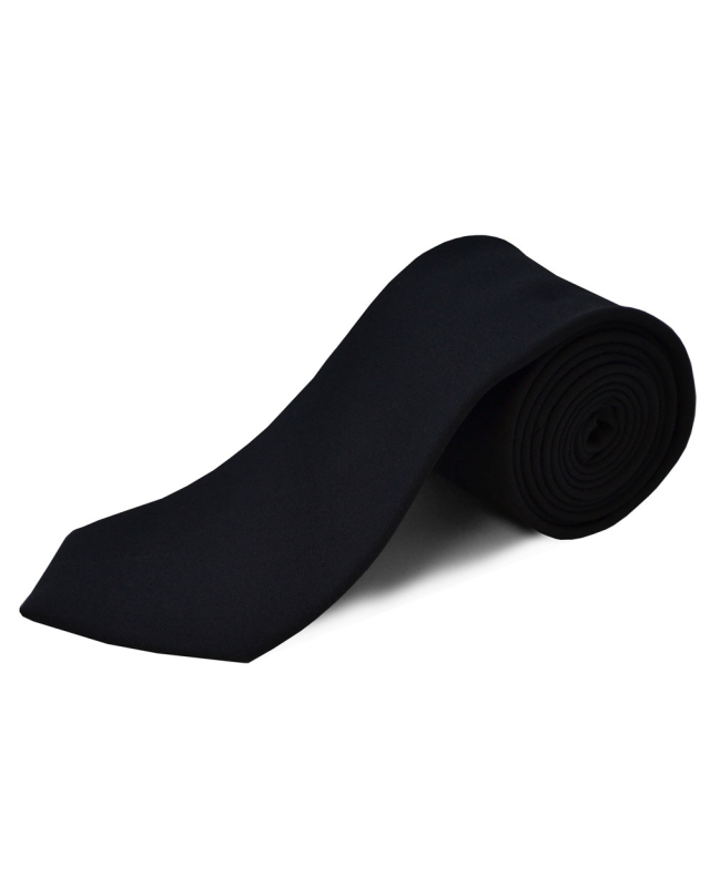 Double Two Extra Long Tie (black)