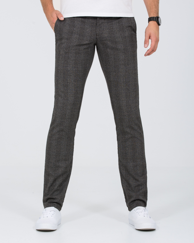 Redpoint Jasper Slim Fit Trousers (anthracite check)