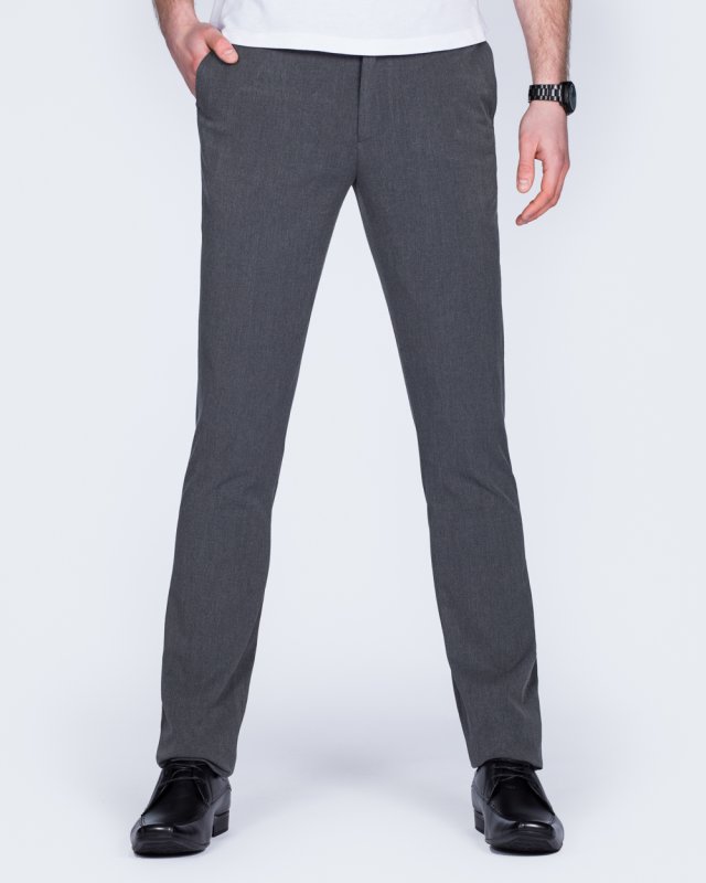2t Slim Fit Tall Trousers (grey)