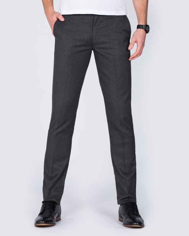 Carabou Slim Fit Tall Trousers (grey) 