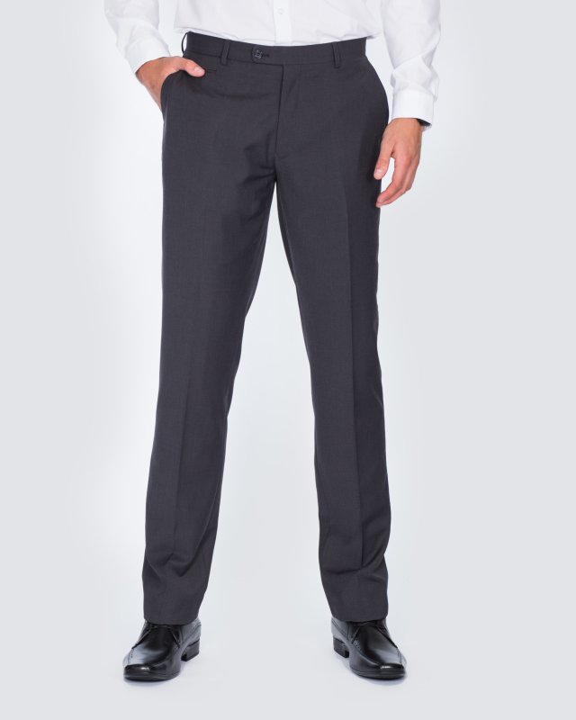 Skopes Slim Fit Superfine Twill Trousers (charcoal)