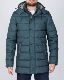 Cabano Tall Quilted Jacket (petrol) | 2tall.com