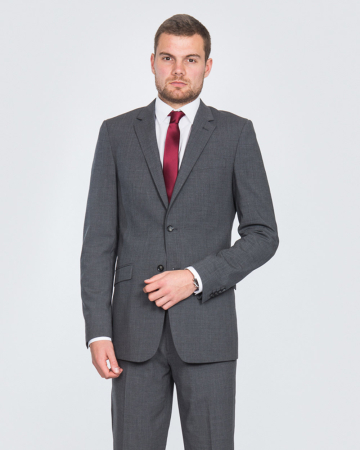 Skopes Regular Fit Wool Tall Suit (grey) | 2tall.com