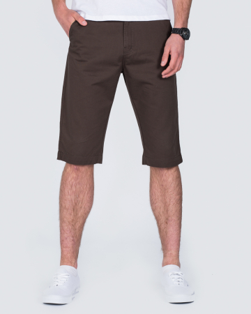 Ed Baxter Marakesh Tall Chino Shorts (olive grey) | 2tall.com