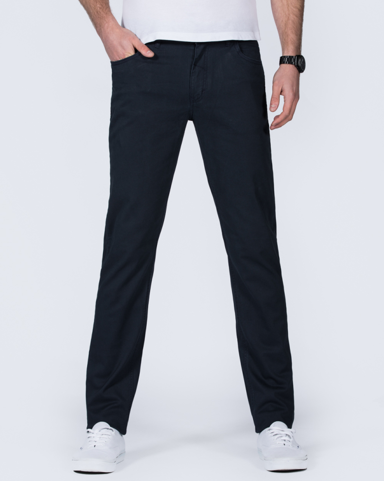 Redpoint Milton Slim Fit Tall Jeans (patterned navy) | 2tall.com
