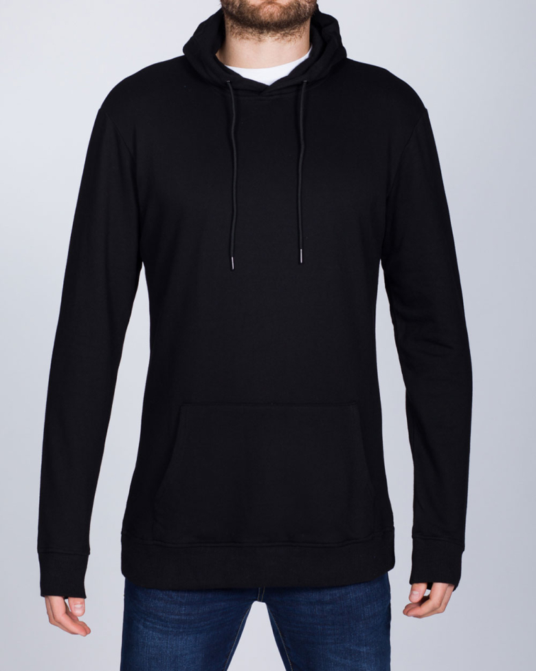 2t Pullover Tall Active Hoodie (black) | 2tall.com