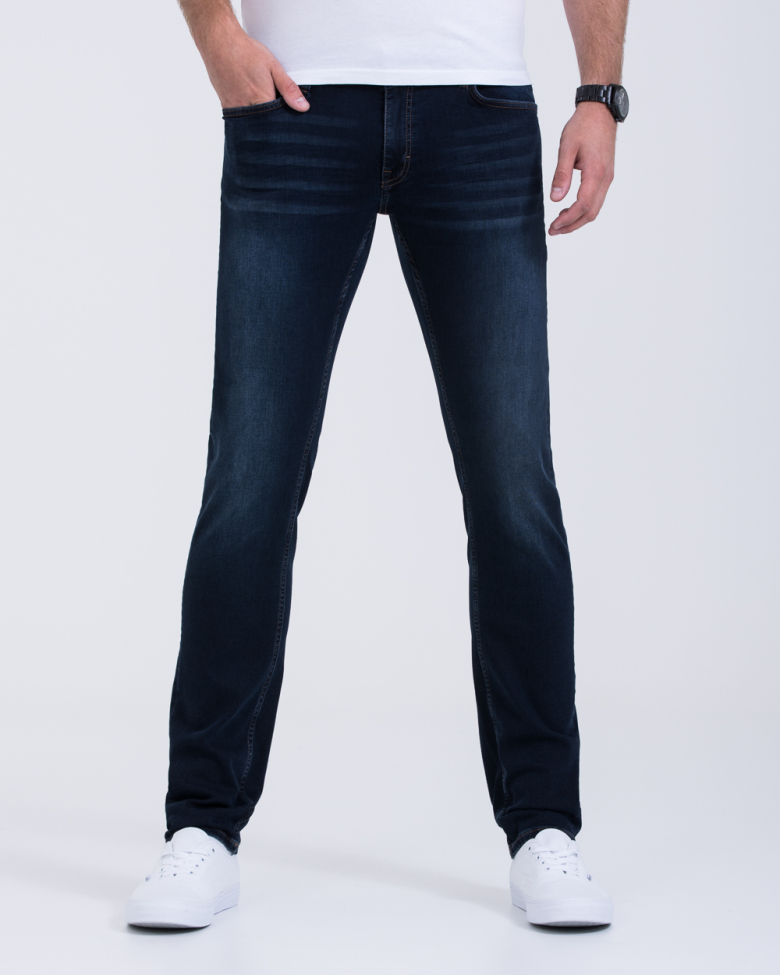 Mustang Oregon Tapered Slim Fit Tall Jeans (dark wash) | 2tall.com