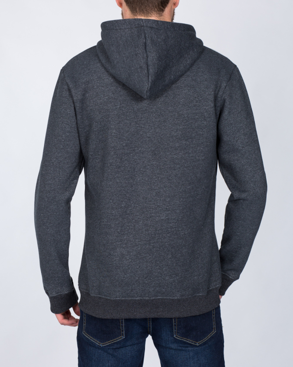 2t Zip Up Tall Hoodie (charcoal) | Extra Tall Mens Clothing