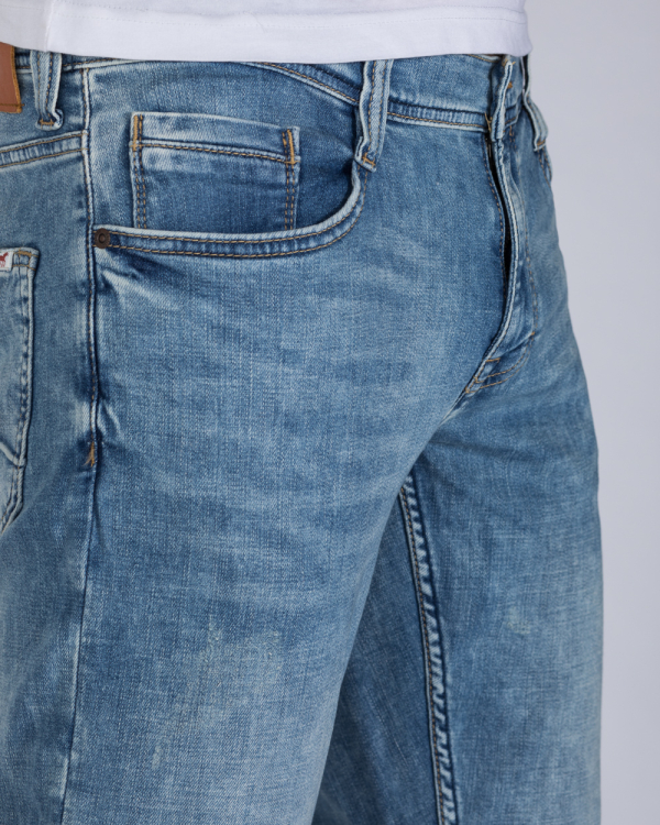 Mustang Oregon Tapered Slim Fit Tall Jeans (light wash) | 2tall.com