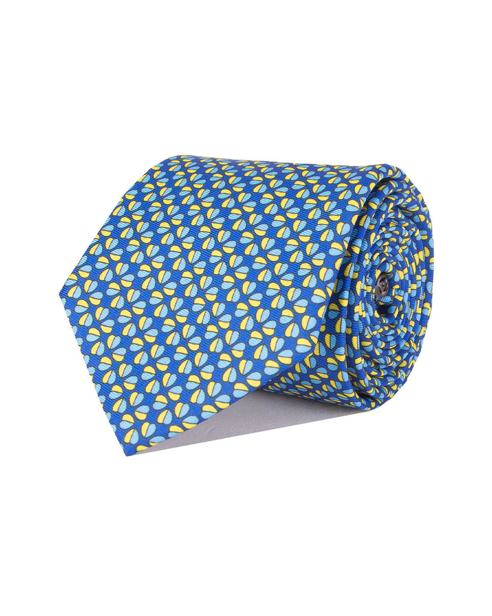 Double Two Extra Long Printed Tie (sky)