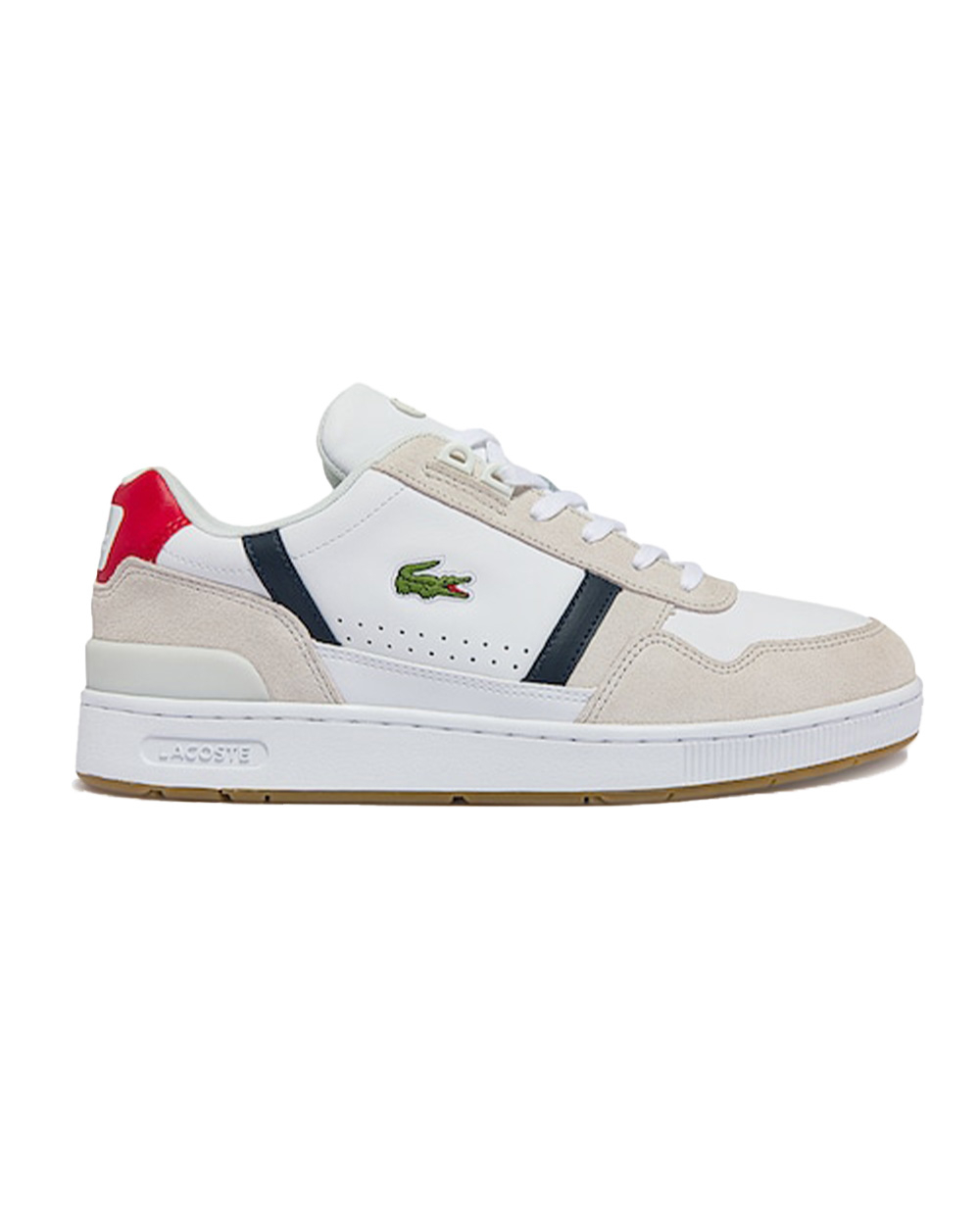 Lacoste T-Clip 0120 2 SMA (white/navy/red) | 2tall.com