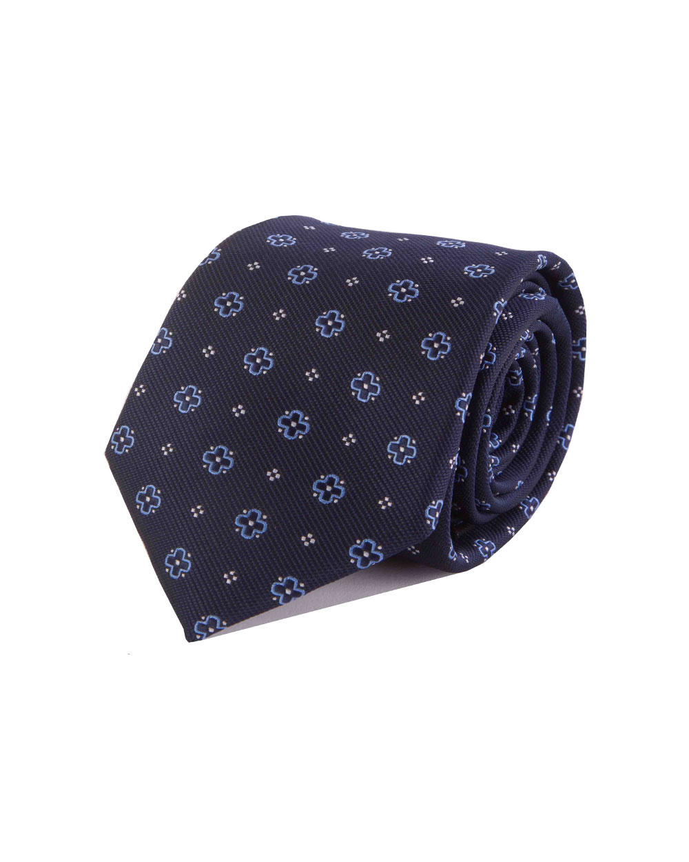Double Two Extra Long Tie (navy cross)