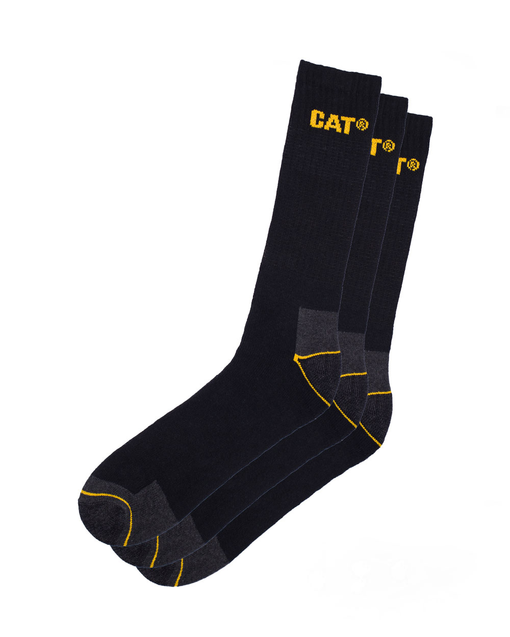 Cat Work Socks 3 Pairs (black)