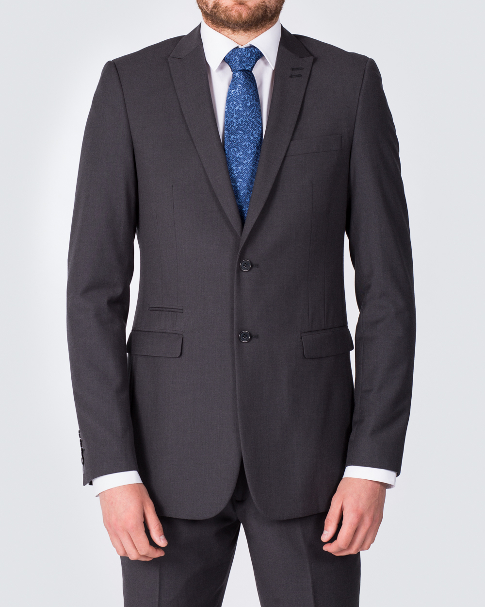 Skopes Slim Fit Tall Suit (charcoal) | 2tall.com