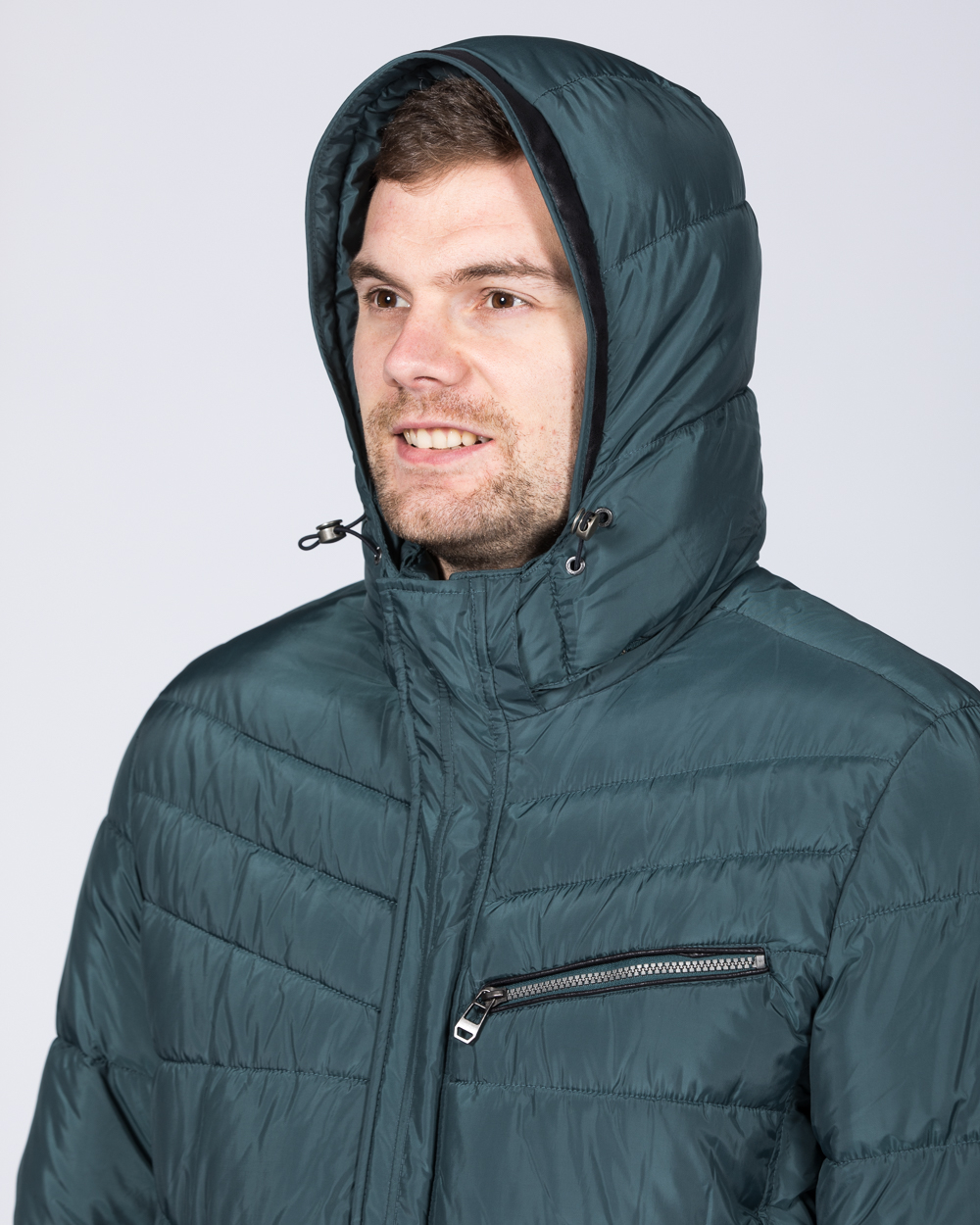 Cabano Tall Lightweight Quilted Jacket (petrol) | 2tall.com