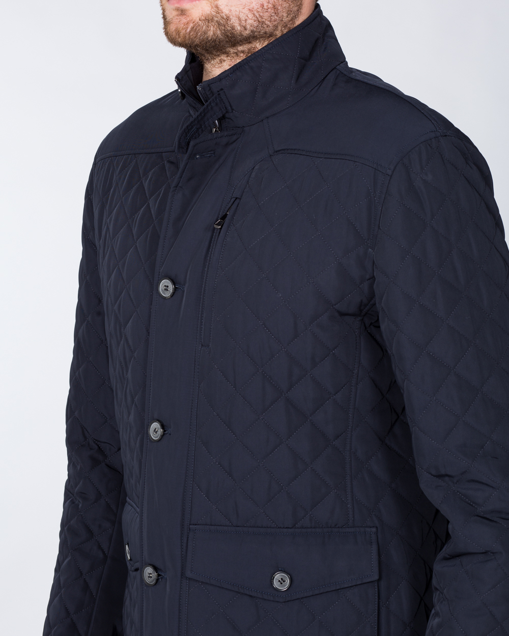 Skopes Curragh Quilted Jacket (navy) | 2tall.com