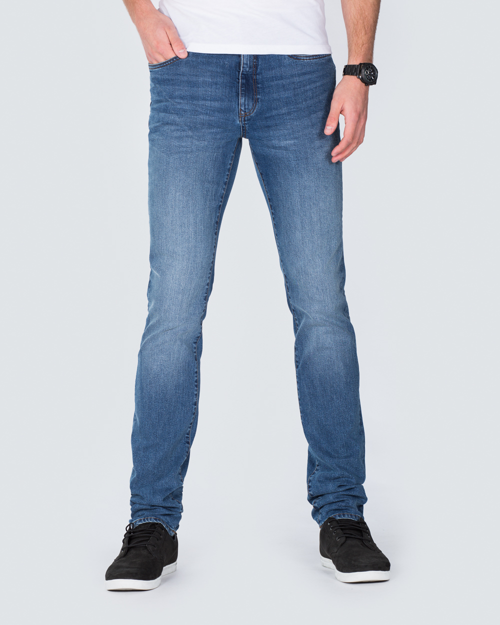 Redpoint Barrie Slim Fit Tall Jeans (medium stone) | 2tall.com