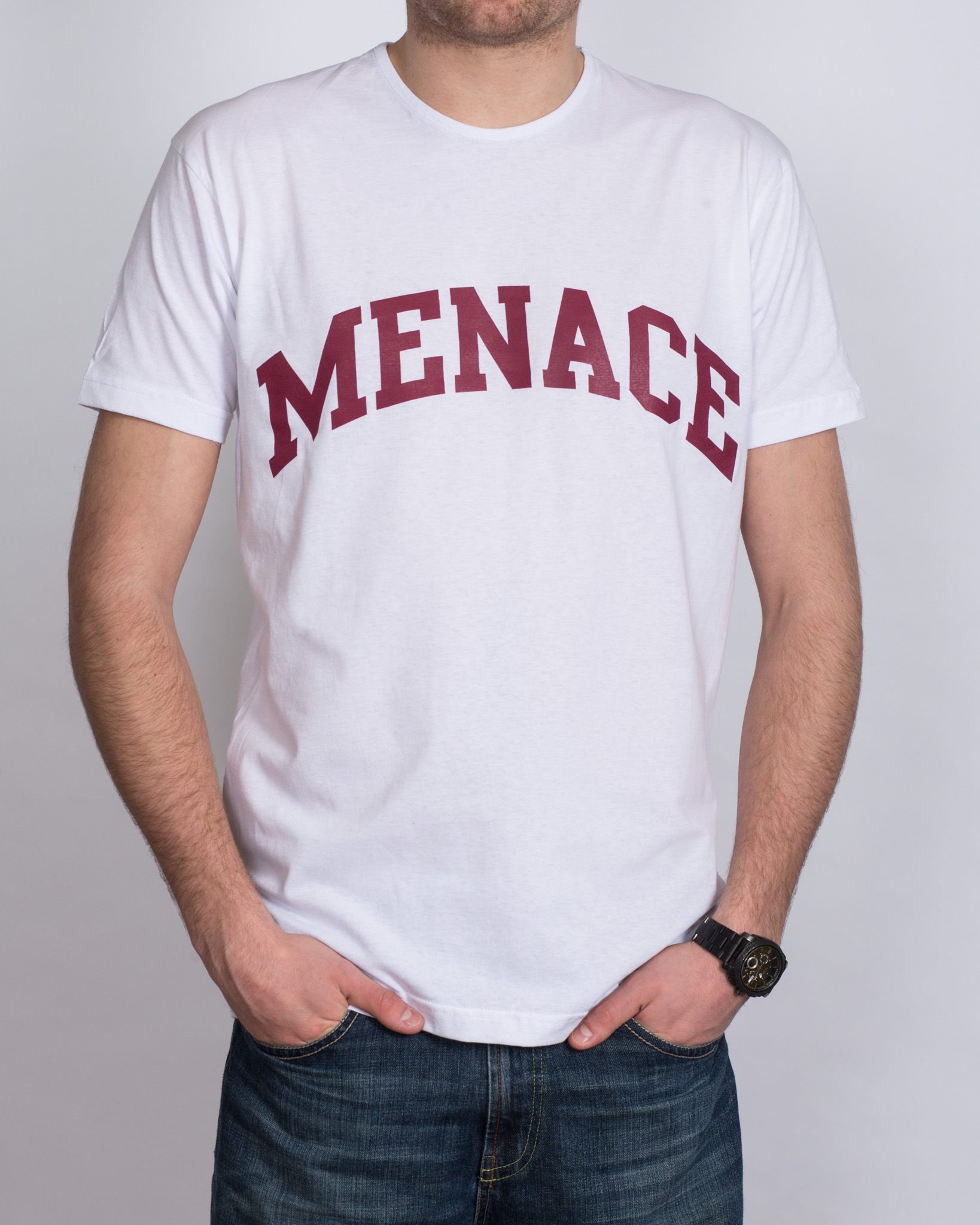 2t Menace Tall T-Shirt (white)