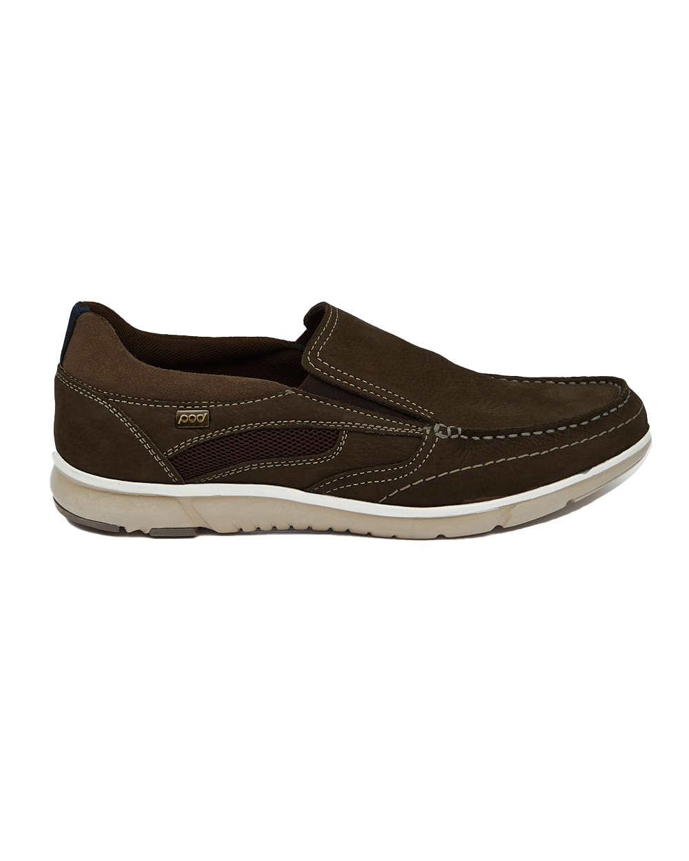 Pod Track Slip On Trainers (brown)