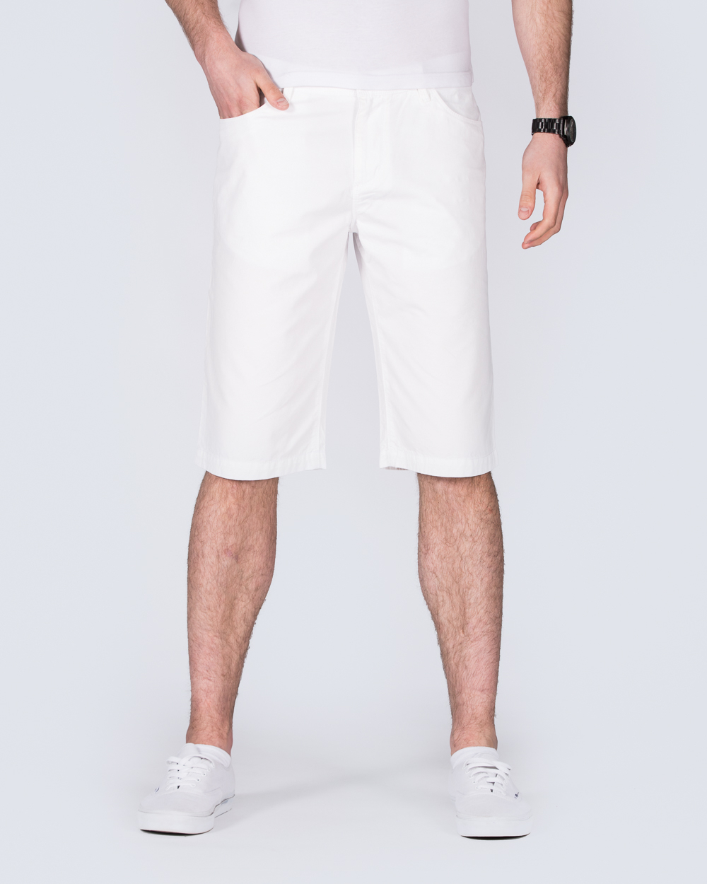 Redpoint Brant Tall Shorts (white) | 2tall.com
