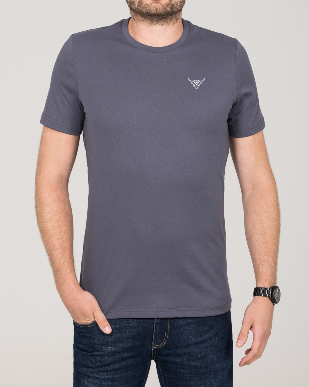 2t Tall Highland T-Shirt (graphite blue)