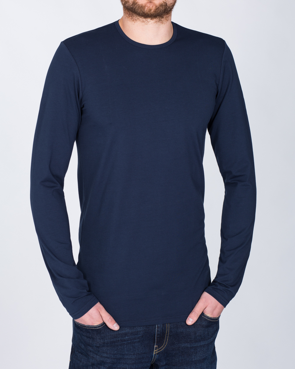 Girav London Long Sleeve Tall T-Shirt (navy)