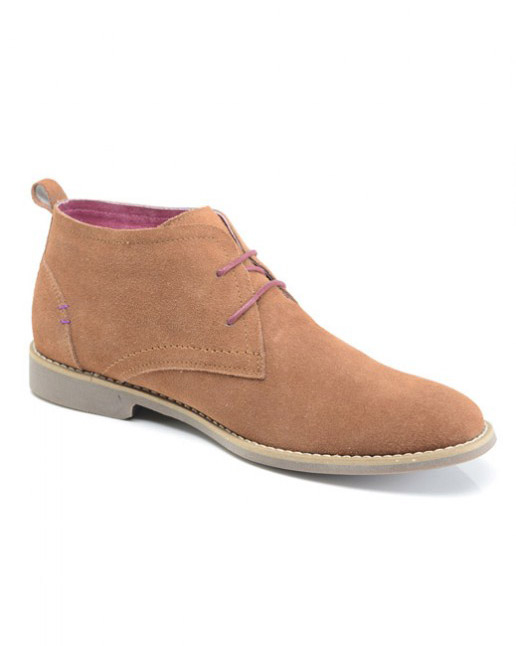 Front Roscoe Suede Desert Boot (tan)