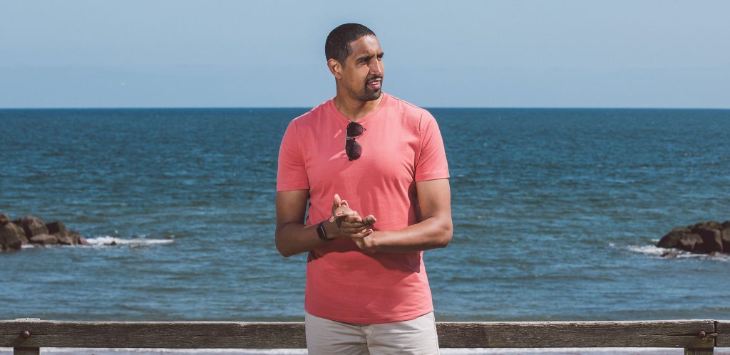 Check out our summer collection of extra long t-shirts, made for tall, slim men!