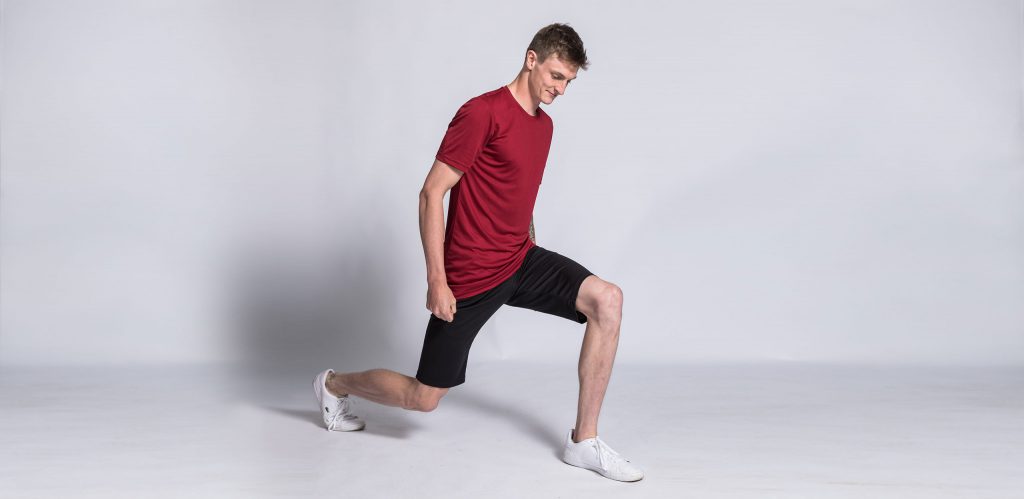 Model is 6'8"/204cm & wearing 2t Dry Tech Training Top (Deep Red)